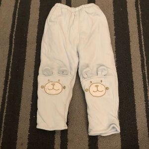 Thick, soft comfortable baby blue pants (3T)